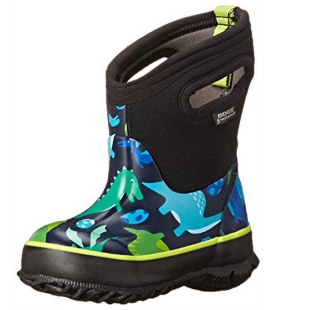 BOGS Waterproof Winter Dinosaur Toddler Boots Size 6